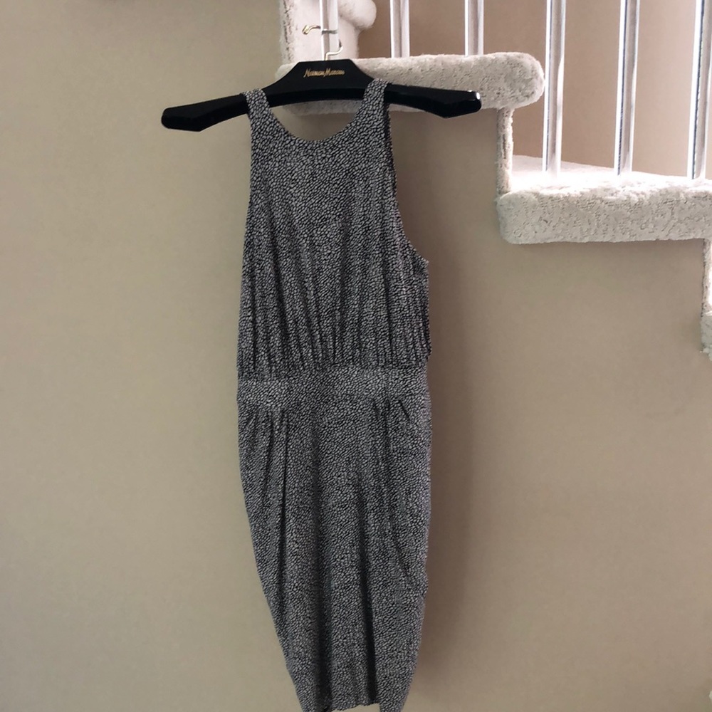 XS darling jersey black and cream dress